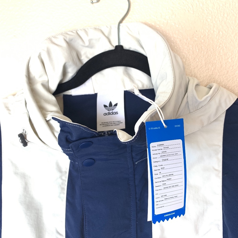 Adidas Originals Bailer Wind Jacket blue and white - Picture 5 of 8